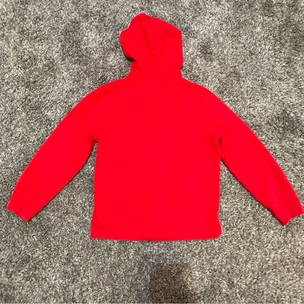 Kids Gap Logo Zip Hoodie red boys large - Picture 2 of 10